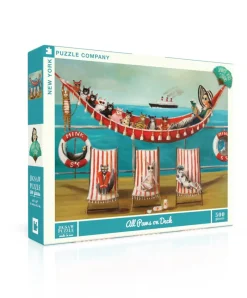 New York Puzzle Travel, Maps & Cities | Pets | All Paws on Deck 500 Piece Jigsaw Puzzle
