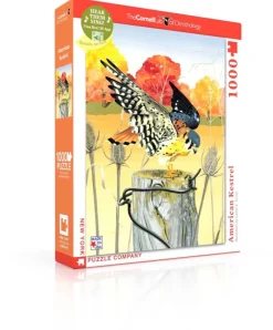 New York Puzzle Birds & Wildlife | American Kestrel 1000 Piece Jigsaw Puzzle