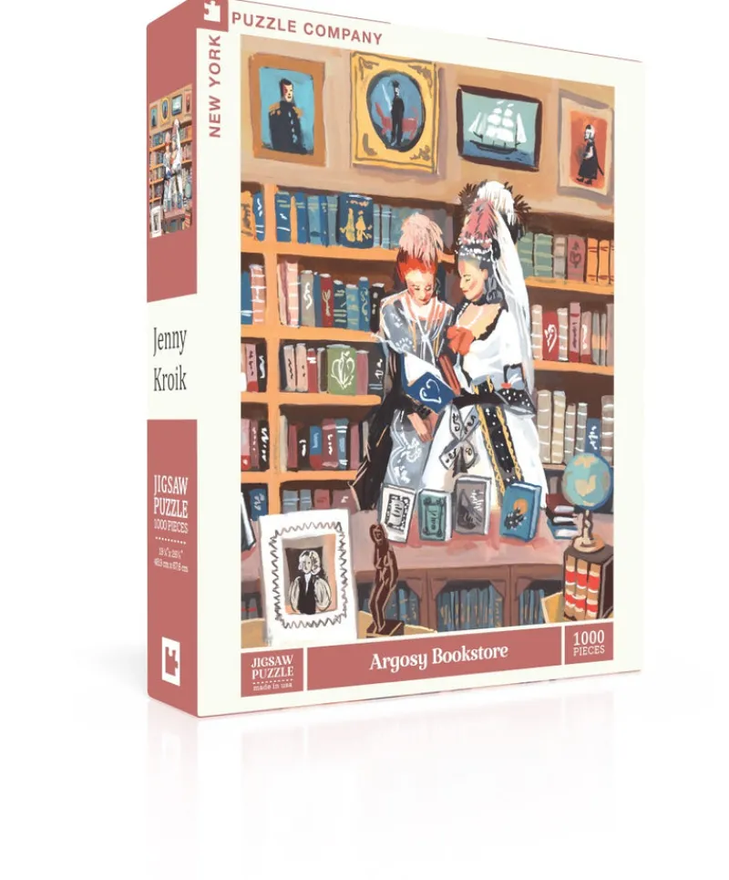 New York Puzzle Travel, Maps & Cities | New York City | Argosy Bookstore 1000 Piece Jigsaw Puzzle
