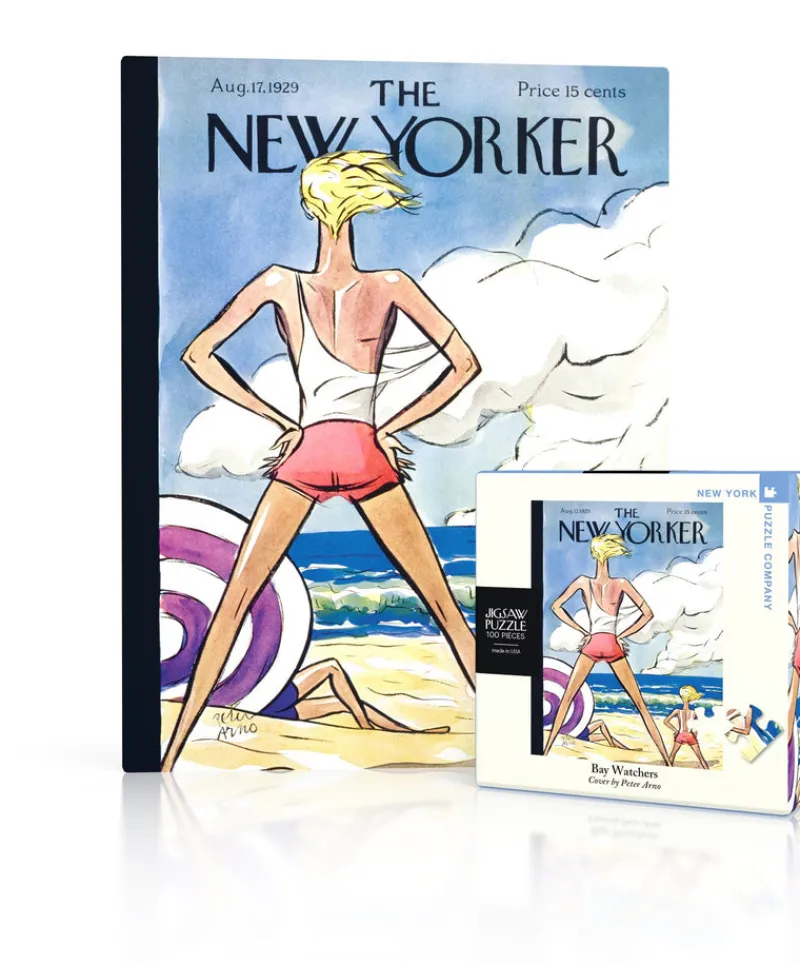 New York Puzzle Sports & Leisure | Nautical, Coastal & Ocean Life | Bay Watchers Mini 100 Piece Mini Puzzle