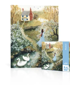 New York Puzzle Spring, Easter & Summer | Botanical, Garden & Farm | Bluebird Mini 100 Piece Mini Puzzle