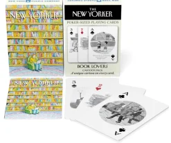 New York Puzzle The New Yorker Magazine | Book Lover Cartoons Playing Cards Single Standard Deck