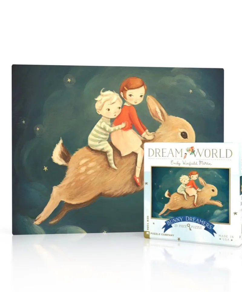 New York Puzzle Whimsical | Spring, Easter & Summer | Bunny Dreamers Mini 20 Piece Mini Puzzle