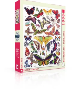 New York Puzzle Botanical, Garden & Farm | Birds & Wildlife | Butterflies ~ Papillons 1000 Piece Jigsaw Puzzle