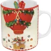 New York Puzzle Janet Hill | Christmas Mugs | Christmas Greetings Mug 15oz Mug