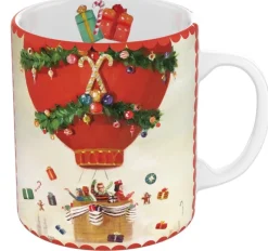 New York Puzzle Janet Hill | Christmas Mugs | Christmas Greetings Mug 15oz Mug