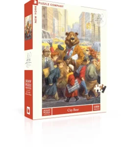 New York Puzzle Whimsical | Travel, Maps & Cities | City Bear 1000 Piece Jigsaw Puzzle