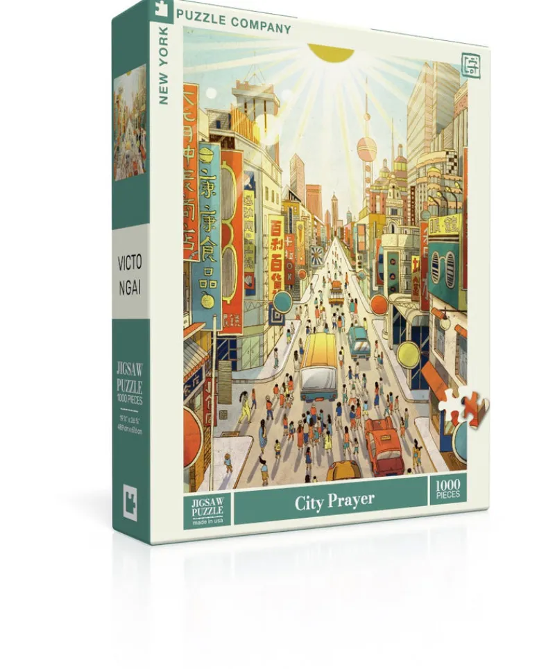 New York Puzzle Travel, Maps & Cities | City Prayer 1000 Piece Jigsaw Puzzle