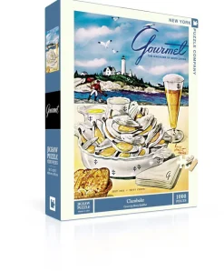 New York Puzzle Food & Drink | Nautical, Coastal & Ocean Life | Clambake 1000 Piece Jigsaw Puzzle