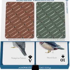 New York Puzzle Cornell Lab Of Ornithology | Cornell Birds Double Deck Playing Cards 2 Standard Decks