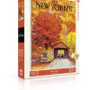 New York Puzzle Fall, Halloween & Thanksgiving | Covered Bridge 1000 Piece Jigsaw Puzzle