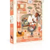New York Puzzle Spring, Easter & Summer | Pets | Cozy Night In 500 Piece Jigsaw Puzzle