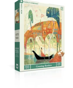 New York Puzzle Travel, Maps & Cities | Crossing Borders 1000 Piece Jigsaw Puzzle