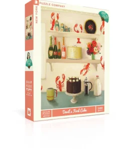 New York Puzzle Food & Drink | Devil's Food Cake 500 Piece Jigsaw Puzzle