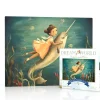 New York Puzzle Whimsical | Nautical, Coastal & Ocean Life | Dream Narwhal Mini 20 Piece Mini Puzzle