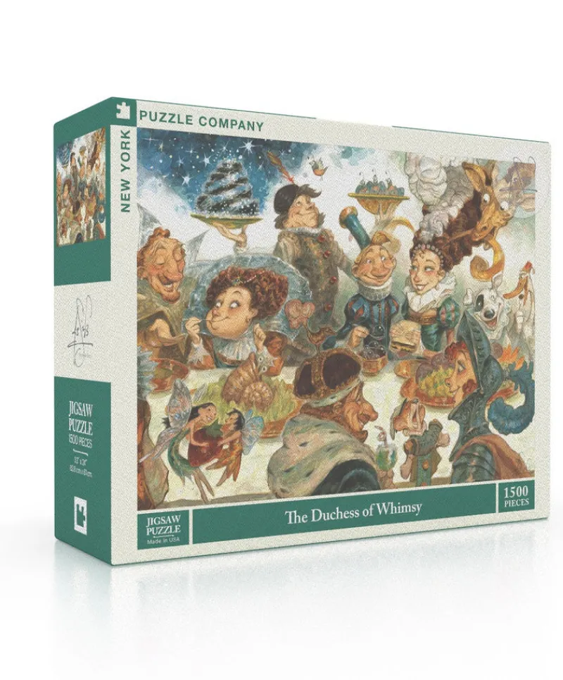 New York Puzzle Food & Drink | Fantasy & Space Travel | Duchess of Whimsy 1500 Piece Jigsaw Puzzle