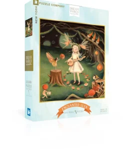 New York Puzzle Spring, Easter & Summer | Fantasy & Space Travel | Enchanted Glen 500 Piece Jigsaw Puzzle
