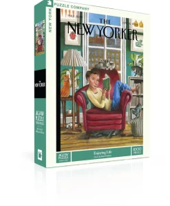 New York Puzzle Travel, Maps & Cities | Pets | Enjoying Life 1000 Piece Jigsaw Puzzle