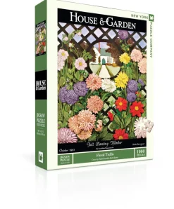 New York Puzzle Fall, Halloween & Thanksgiving | Botanical, Garden & Farm | Floral Trellis 1000 Piece Jigsaw Puzzle
