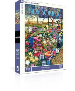 New York Puzzle Spring, Easter & Summer | Botanical, Garden & Farm | Flower Garden 1000 Piece Jigsaw Puzzle