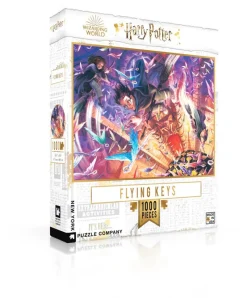 New York Puzzle Fantasy & Space Travel | Books & Reading | Flying Keys 1000 Piece Jigsaw Puzzle