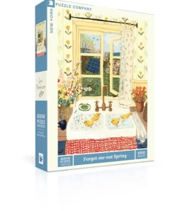 New York Puzzle Spring, Easter & Summer | Botanical, Garden & Farm | Forget-me-not Spring 1000 Piece Jigsaw Puzzle