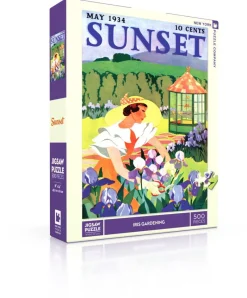 New York Puzzle Spring, Easter & Summer | Fashion | Iris Gardening 500 Piece Jigsaw Puzzle
