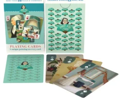 New York Puzzle Janet Hill | Janet Hill Playing Cards Single Standard Deck