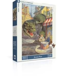 New York Puzzle Whimsical | Food & Drink | Jurassic Paris 1000 Piece Jigsaw Puzzle