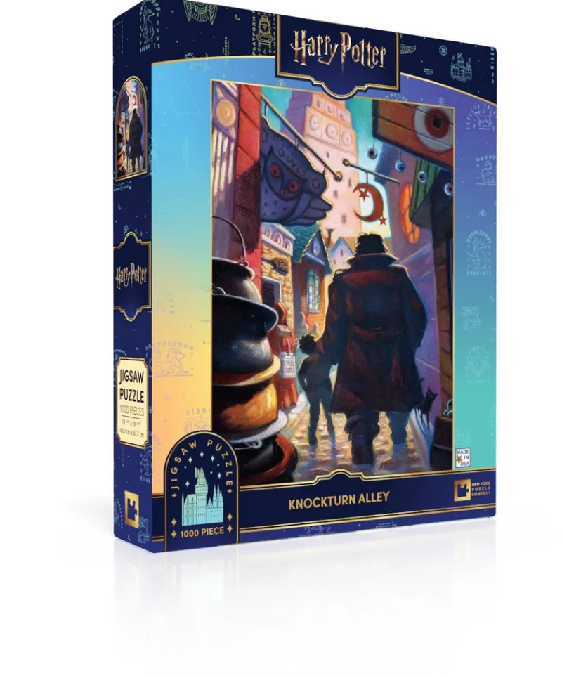 New York Puzzle Fantasy & Space Travel | Books & Reading | Knockturn Alley 1000 Piece Jigsaw Puzzle