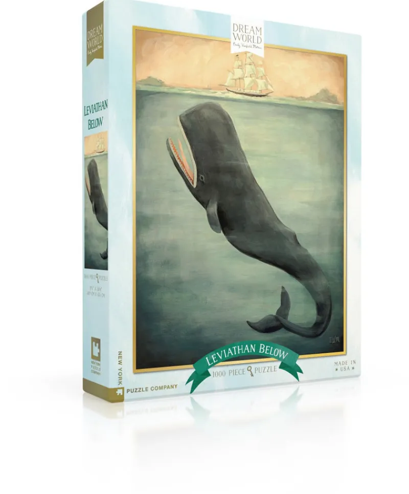 New York Puzzle Nautical, Coastal & Ocean Life | Leviathan Below 500 Piece Jigsaw Puzzle