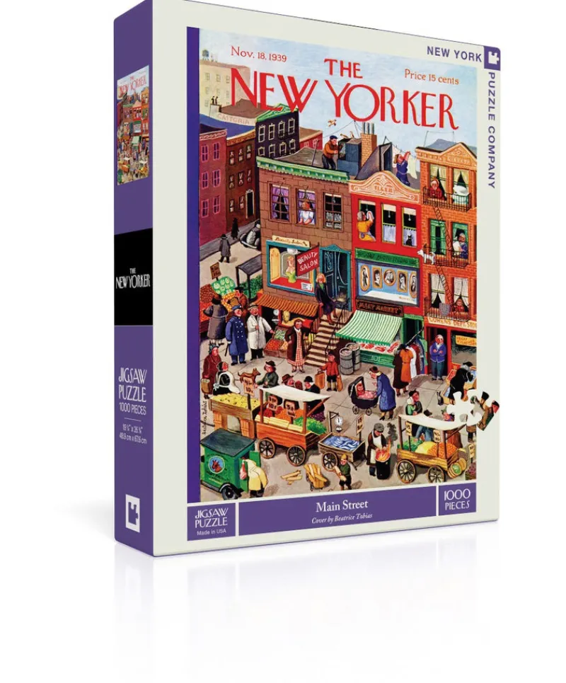 New York Puzzle Travel, Maps & Cities | Fall, Halloween & Thanksgiving | Main Street 1000 Piece Jigsaw Puzzle