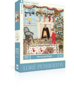 New York Puzzle Christmas & Winter | Merry and Bright 500 Piece Jigsaw Puzzle