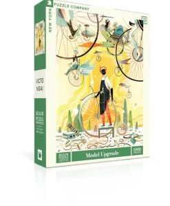 New York Puzzle Fantasy & Space Travel | Model Upgrade 1000 Piece Jigsaw Puzzle
