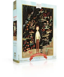 New York Puzzle Whimsical | Fall, Halloween & Thanksgiving | Mushroom Boy 500 Piece Jigsaw Puzzle