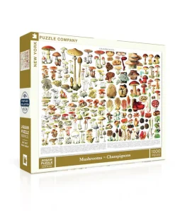 New York Puzzle Food & Drink | Fall, Halloween & Thanksgiving | Mushrooms ~ Champignons 1000 Piece Jigsaw Puzzle