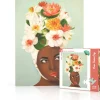 New York Puzzle Fashion | Botanical, Garden & Farm | New Swim Cap Mini 100 Piece Mini Puzzle