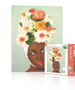 New York Puzzle Fashion | Botanical, Garden & Farm | New Swim Cap Mini 100 Piece Mini Puzzle