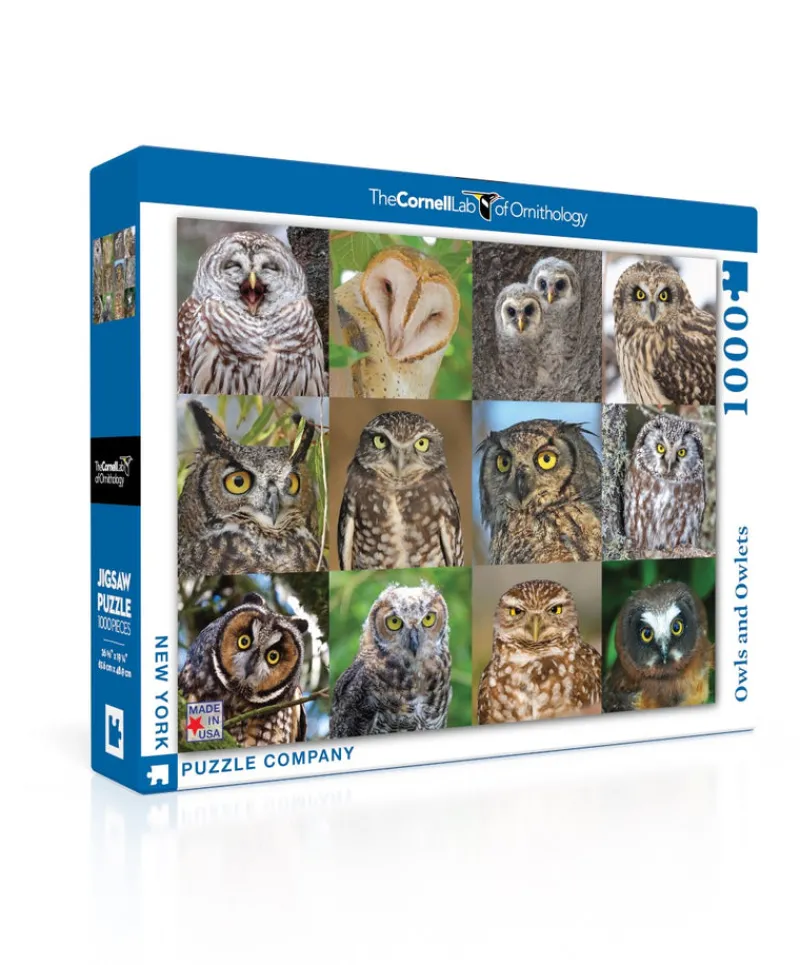 New York Puzzle Birds & Wildlife | Owls and Owlets 1000 Piece Jigsaw Puzzle