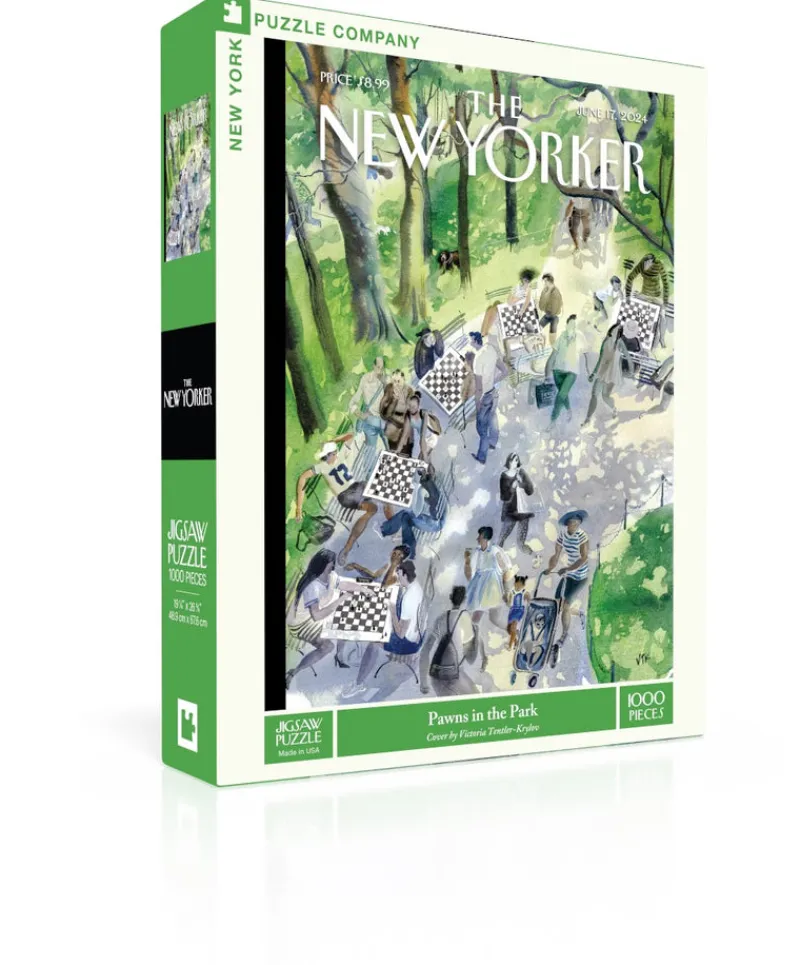 New York Puzzle Travel, Maps & Cities | New York City | Pawns in the Park 1000 Piece Jigsaw Puzzle