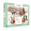 New York Puzzle Whimsical | Christmas & Winter | Peter Rabbit and Santa 1000 Piece Jigsaw Puzzle