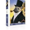 New York Puzzle Pets | Posh Pug 500 Piece Jigsaw Puzzle