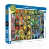New York Puzzle Collections, Collage & Busy Scenes | Birds & Wildlife | Rainbow of Birds 1000 Piece Jigsaw Puzzle