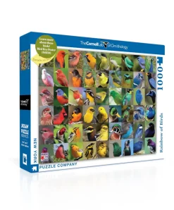 New York Puzzle Collections, Collage & Busy Scenes | Birds & Wildlife | Rainbow of Birds 1000 Piece Jigsaw Puzzle