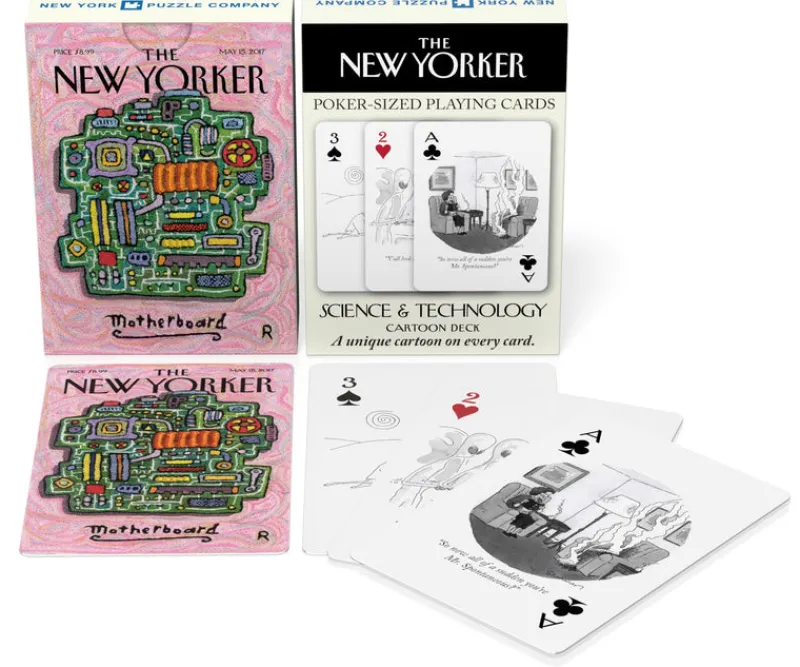 New York Puzzle The New Yorker Magazine | Space Travel | Science Cartoons Playing Cards Single Standard Deck