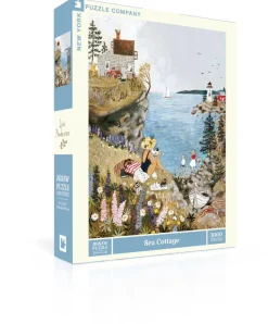 New York Puzzle Nautical, Coastal & Ocean Life | Mountains, Valleys & Plains | Sea Cottage 1000 Piece Jigsaw Puzzle
