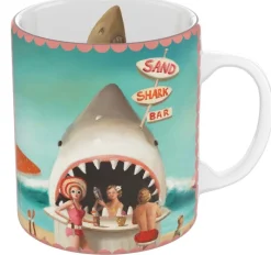 New York Puzzle Janet Hill | Shark Bar Mug 15oz Mug