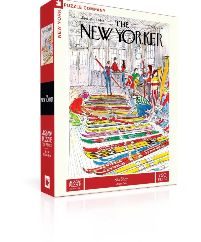 New York Puzzle Sports & Leisure | Christmas & Winter | Ski Shop 750 Piece Jigsaw Puzzle