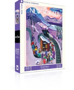 New York Puzzle Sports & Leisure | Christmas & Winter | Skiing Express 500 Piece Jigsaw Puzzle
