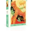 New York Puzzle Whimsical | Love | Sleepy Autumn 500 Piece Jigsaw Puzzle